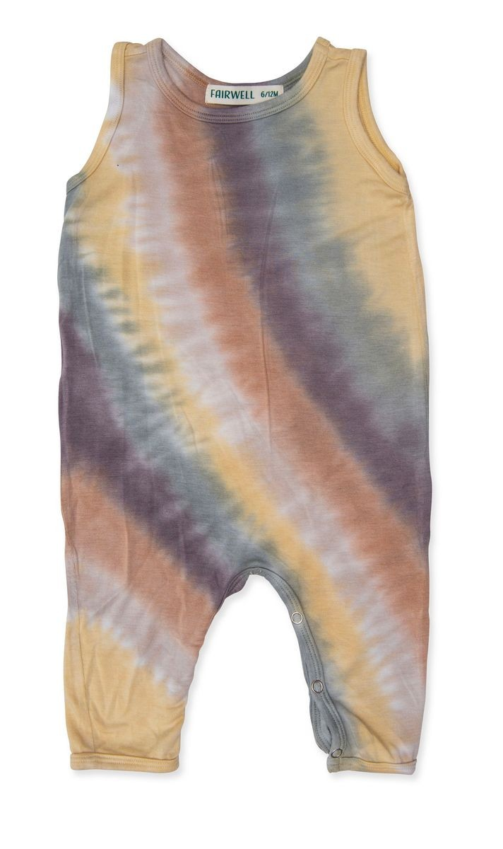 Costa Tie Dye Romper in Multi Color Sagebrush