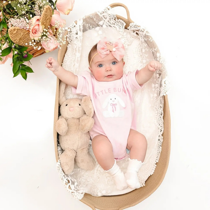 Little Bunny Pink Patch Onsie