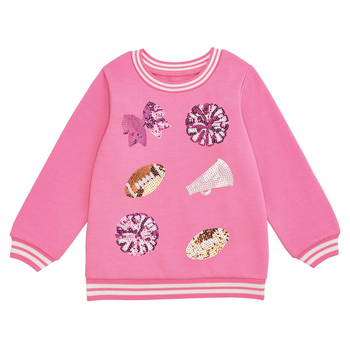 Cheer Football Patch Pullover