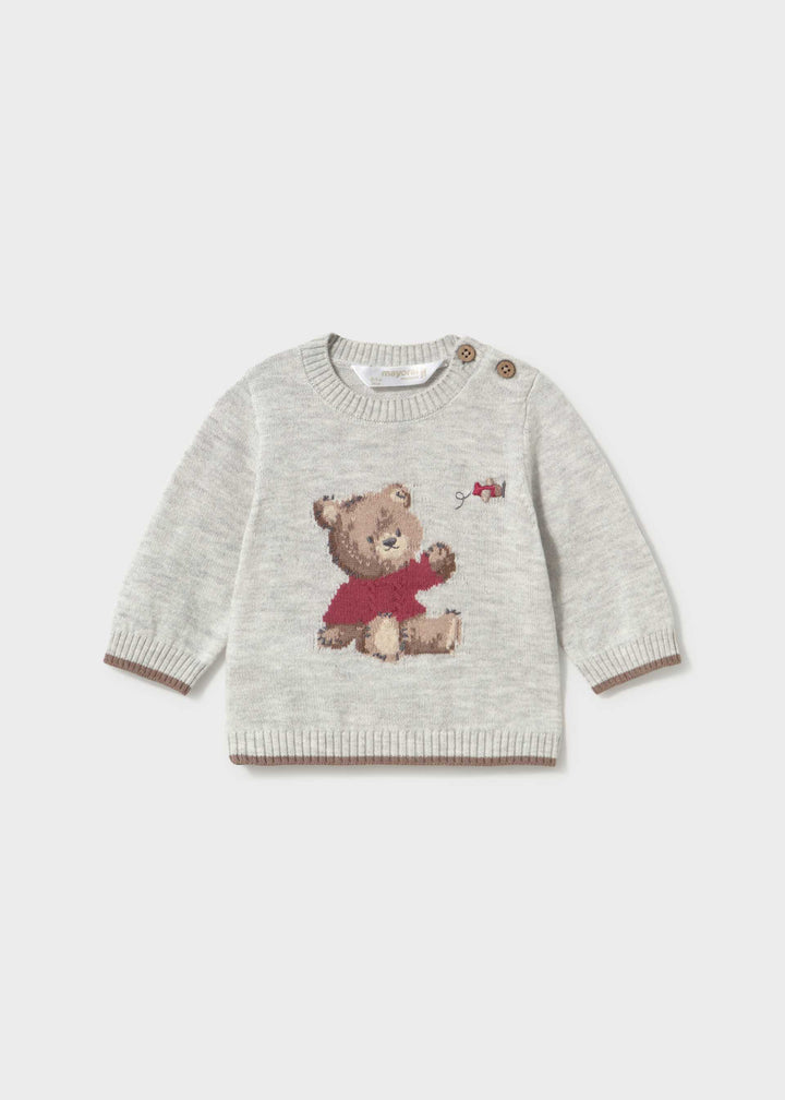 Mayoral Animal-Detail Knit Sweater, color 050