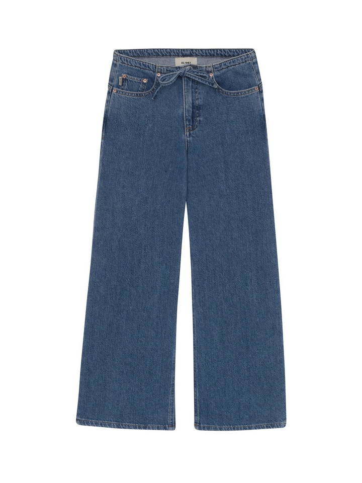 Frankie Low Slung Wide Leg in Denim Dream