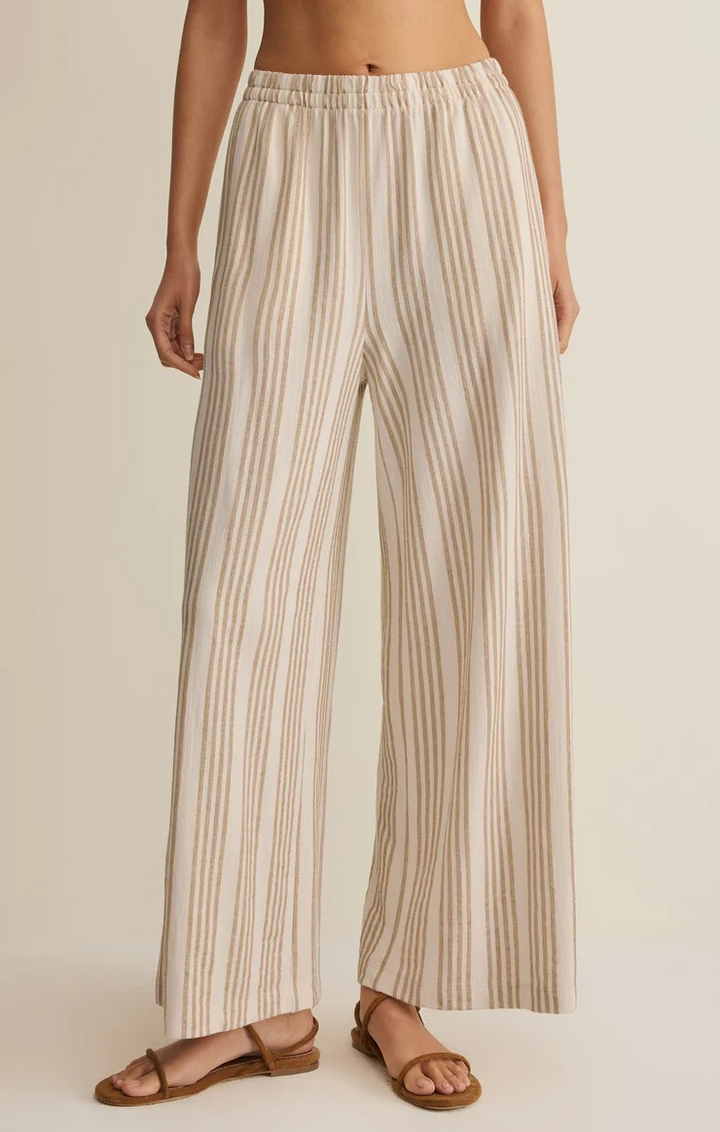 Scout Knit Striped Pant in Cloud