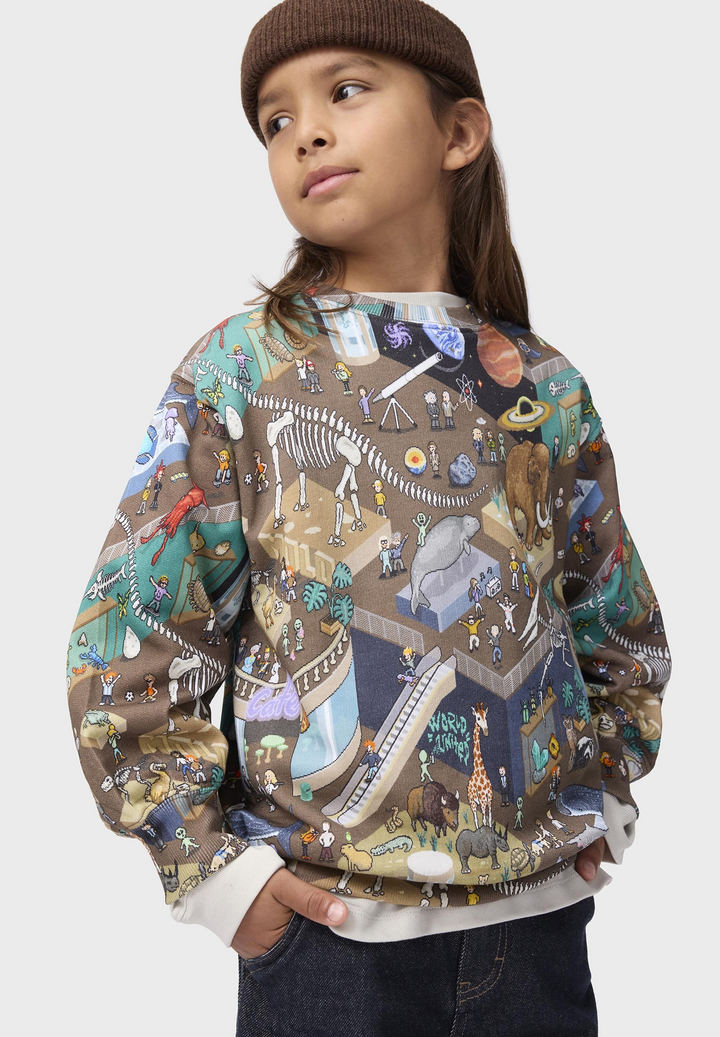 Monti Sweatshirt Animal Pixeleum