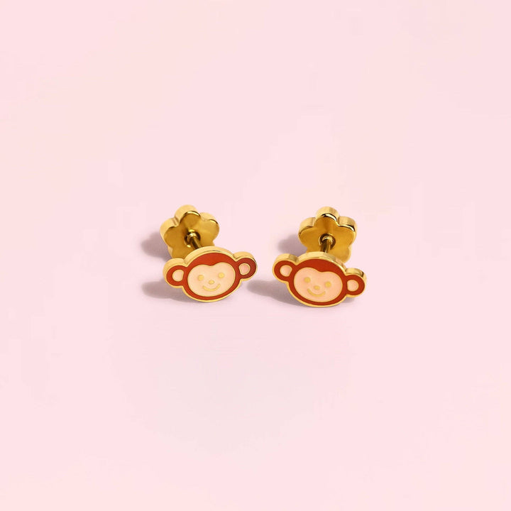 Monkey Earrings