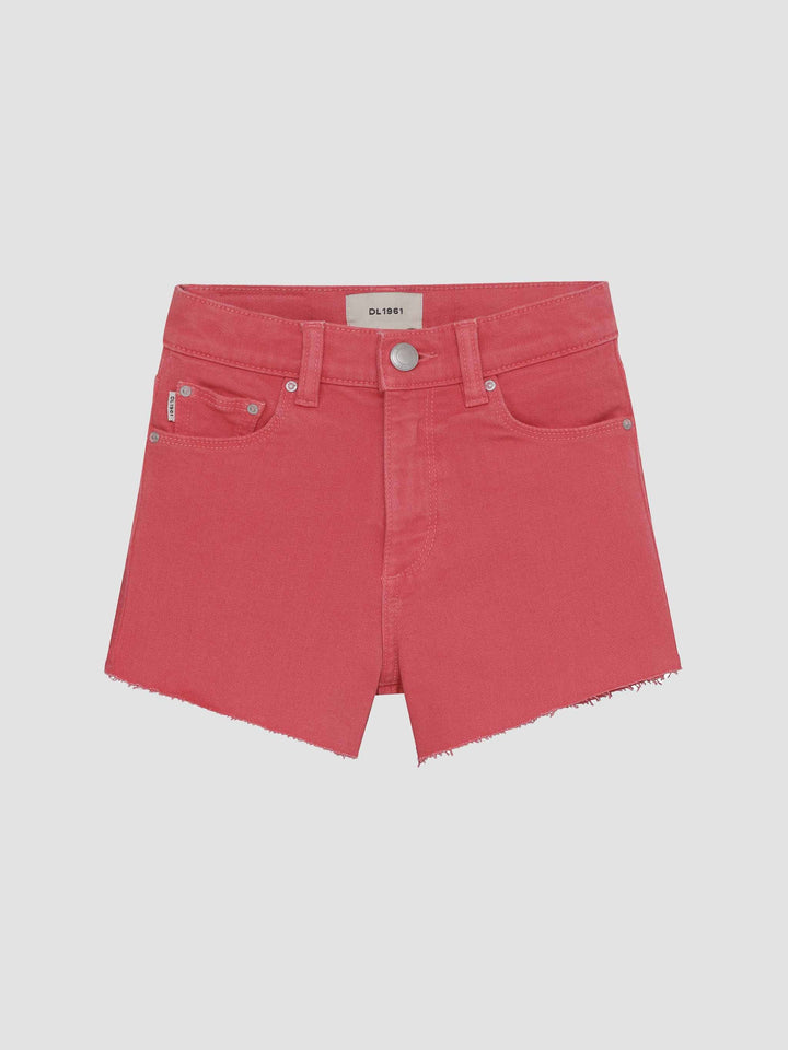 DLJ Lucy Denim Short in Raspberry