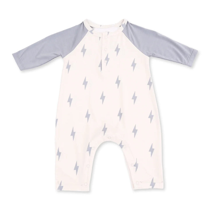 Lightning Bolt Long Sleeve Henly Romper