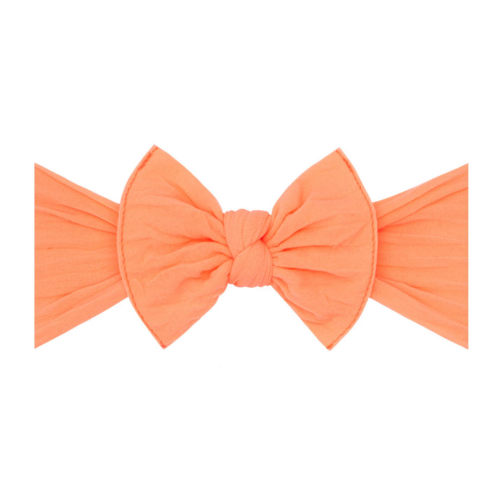 BBB Knot Headband in Neon Coral