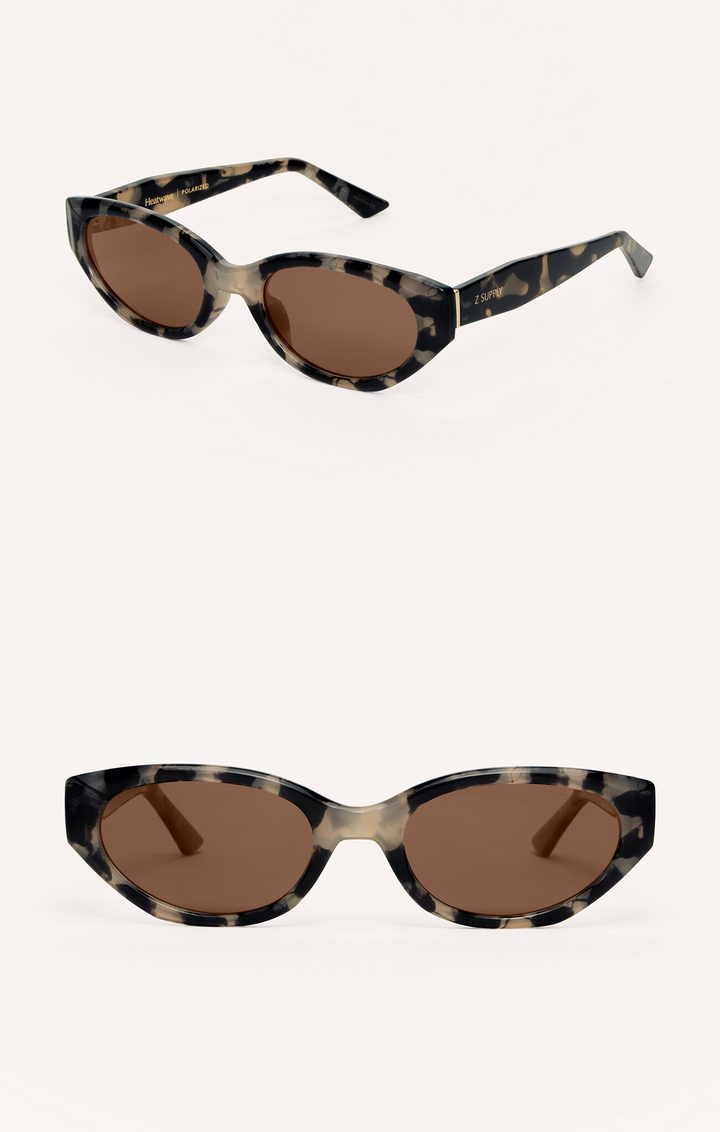 Heat Wave Polarized Sunglasses in Brown Tort
