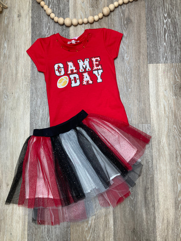 Game Day Hi-Lo Tinker Skirt