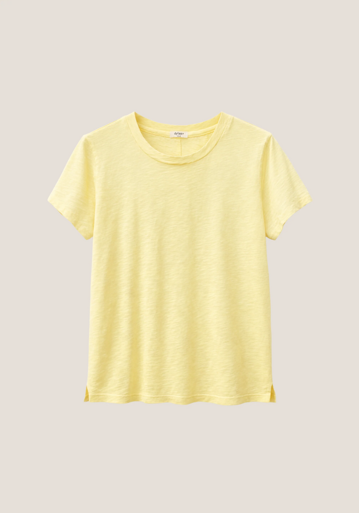 Modern Slub Tee in Yellow