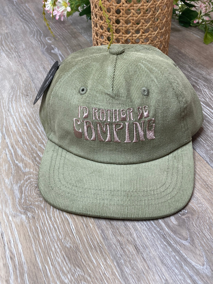 Rather Be Camping Hat