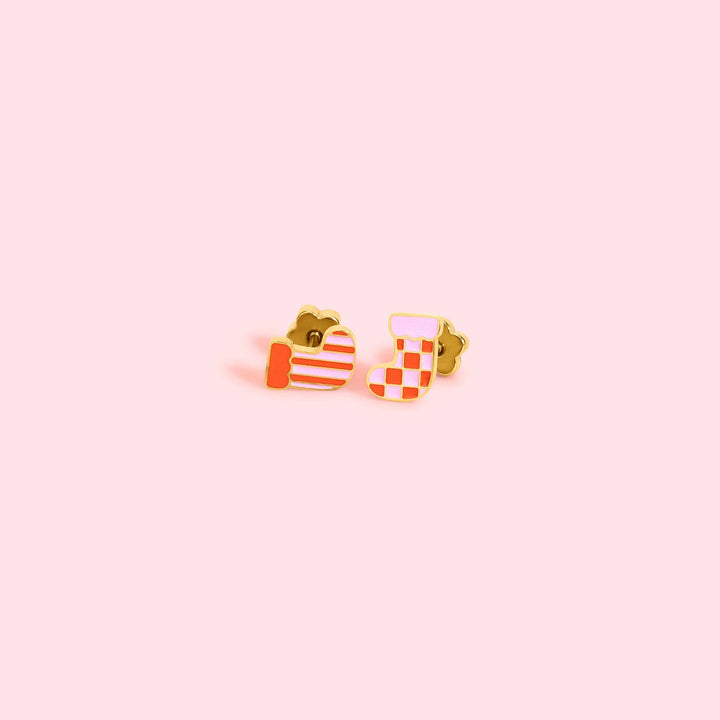 Mismatch Stocking Earrings