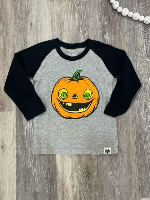 WES Jack O Lantern Raglan Tee