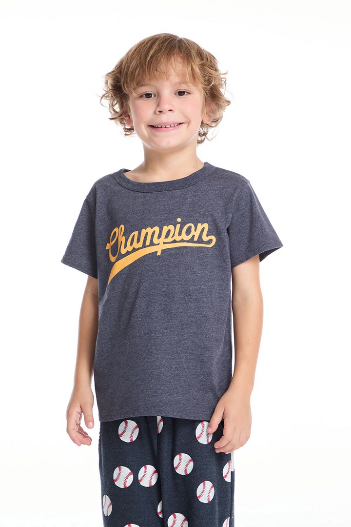 Champion Tee in Gold