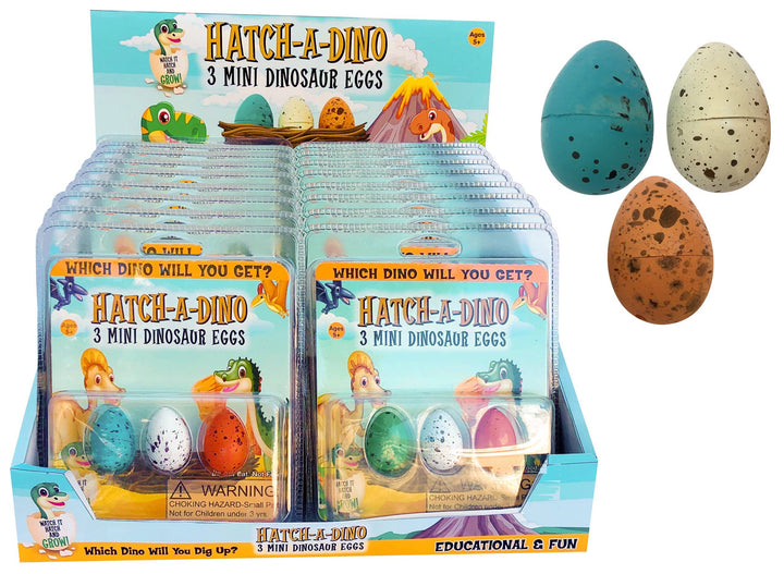 Hatch-A-Dino Mini Dinosaur Eggs