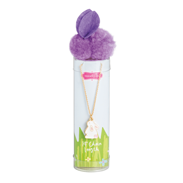 Easter Tube Necklace Purple