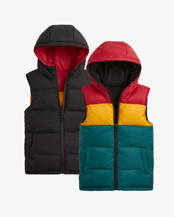 Reversible Colorblock Alpine Vest