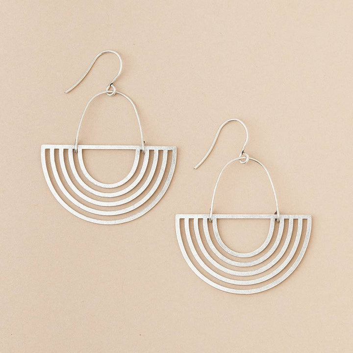 SOU Refined Earring Collection - Solar Rays/Sterling Silver