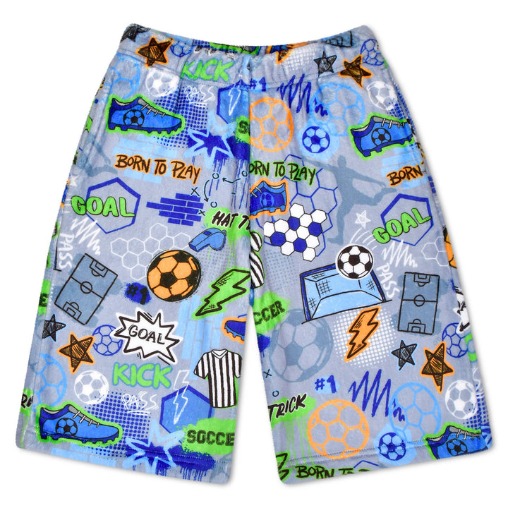 Corey Paige Born to Play Soccer Plush PJ Shorts