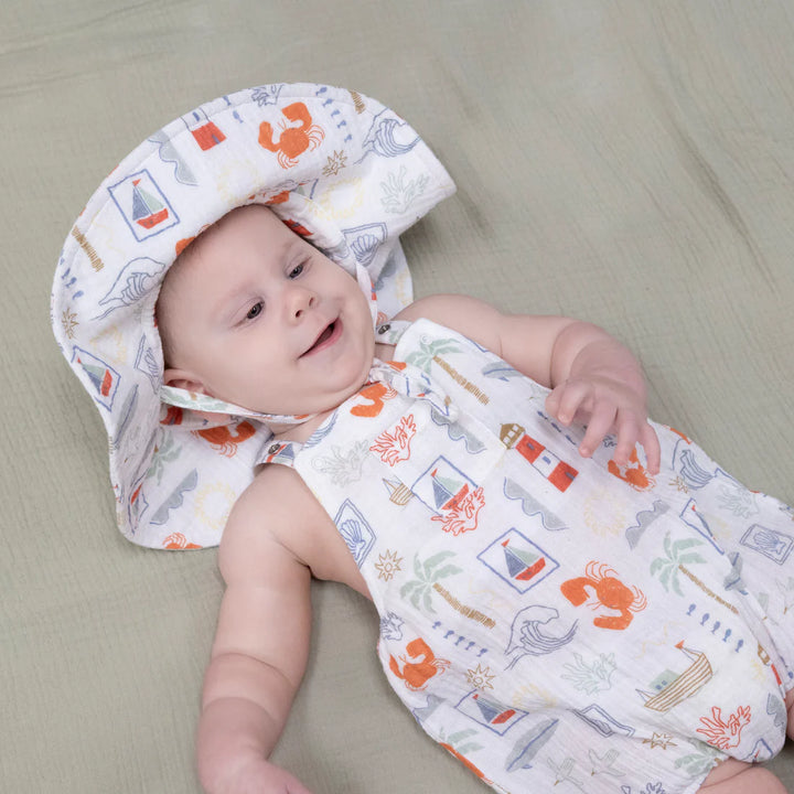 Club Mediterranean Wide Brim Sunhat