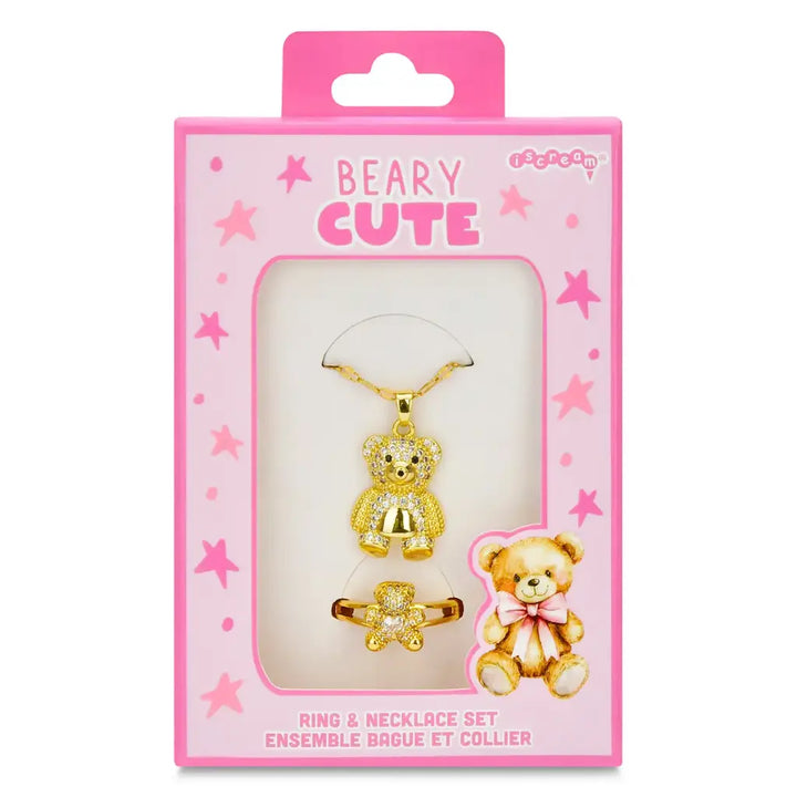 Beary Cute Necklace and Ring Set