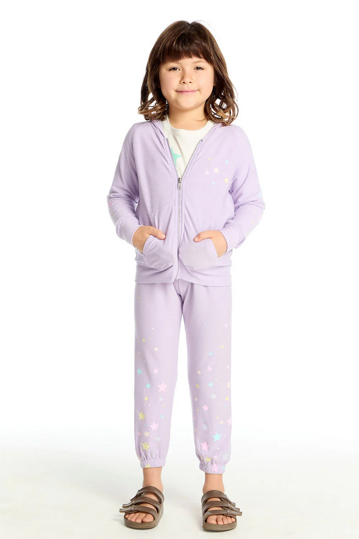 Candy Stars Cozy Zip Hoodie