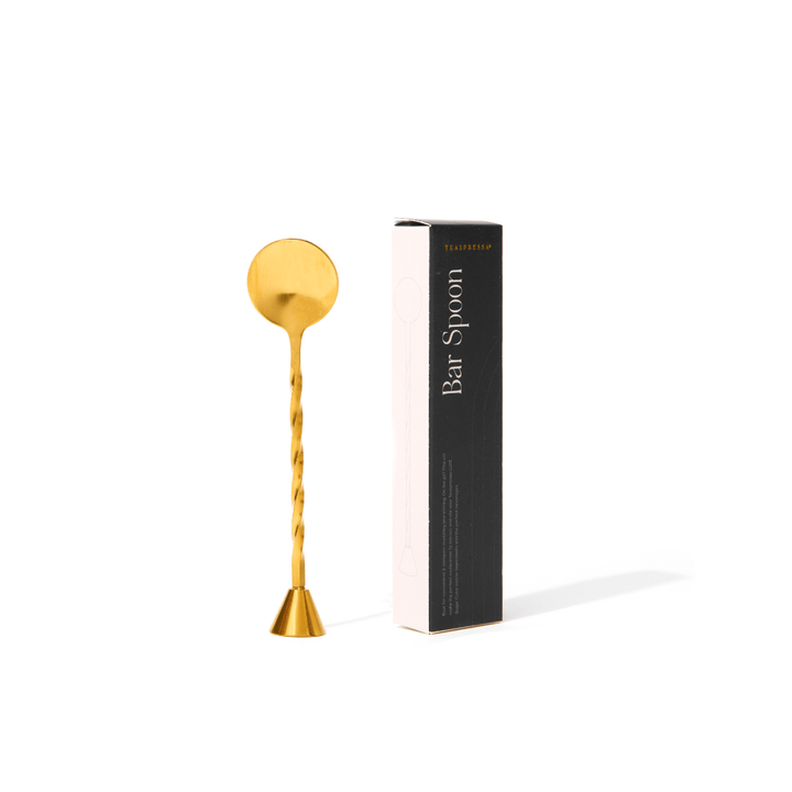Bar Spoon and Muddler for Mixology Shiny gold / MINI