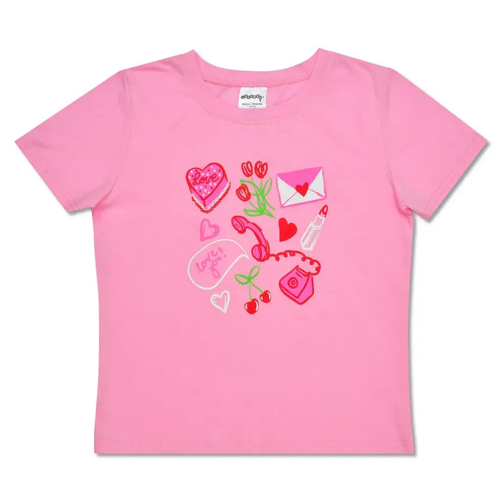 Love Doodles Valentines Tee Shirt