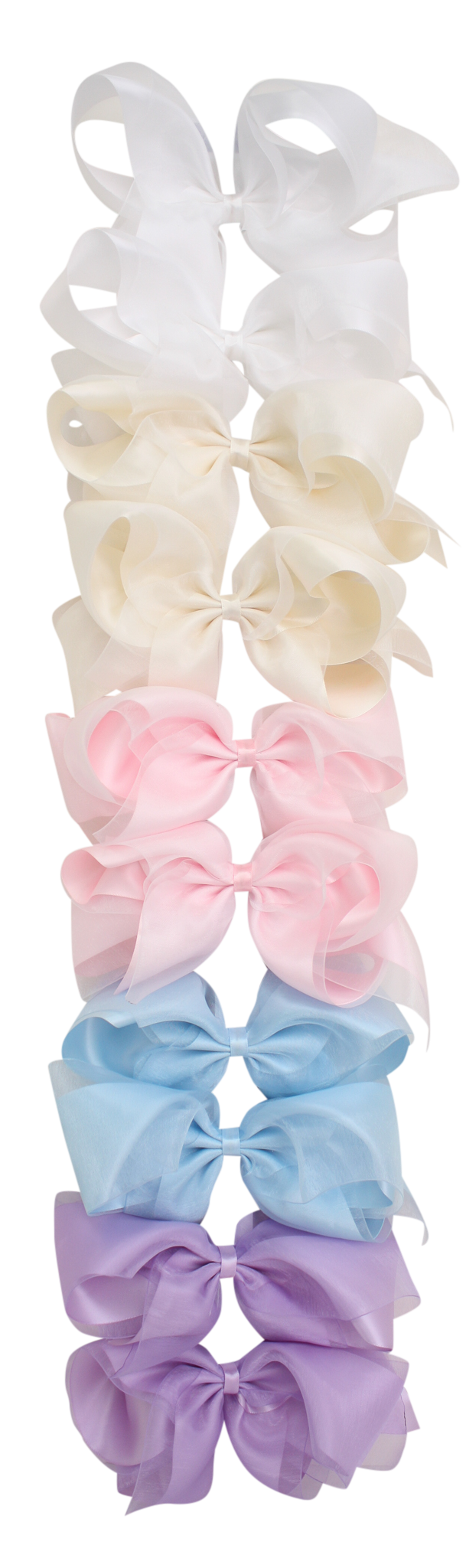 Organdy Satin Overlay XL Bow