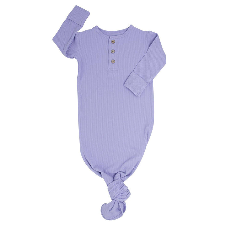 SWB Knotted Ribbed Gown in Orchid Petal