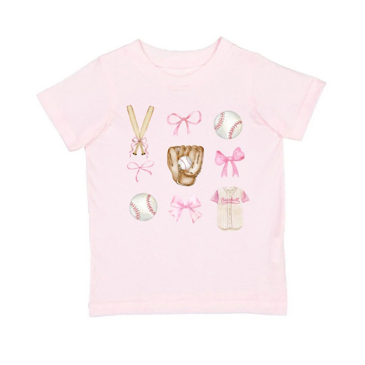 Baseball Cutie Tee Shirt in Pink