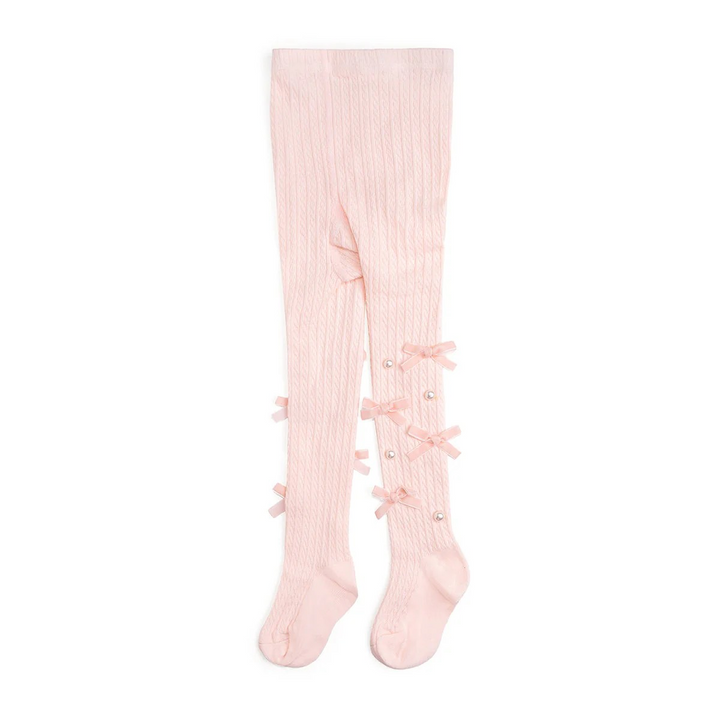 Coquette Pink Bedazzled Tights