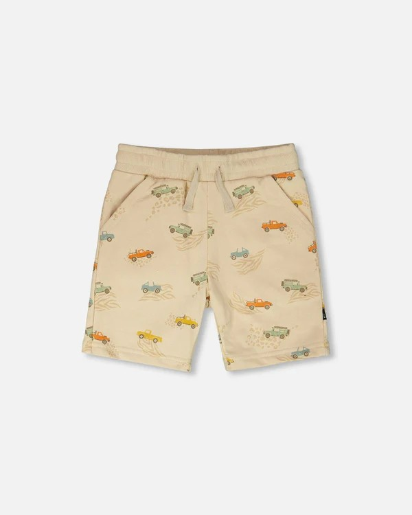DPD Jeep Printed Beige Short