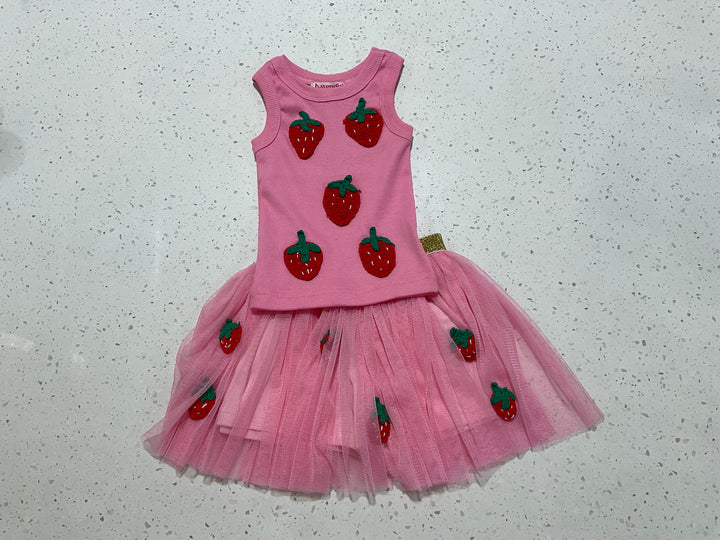 Strawberry Tank & Tutu Skort Set
