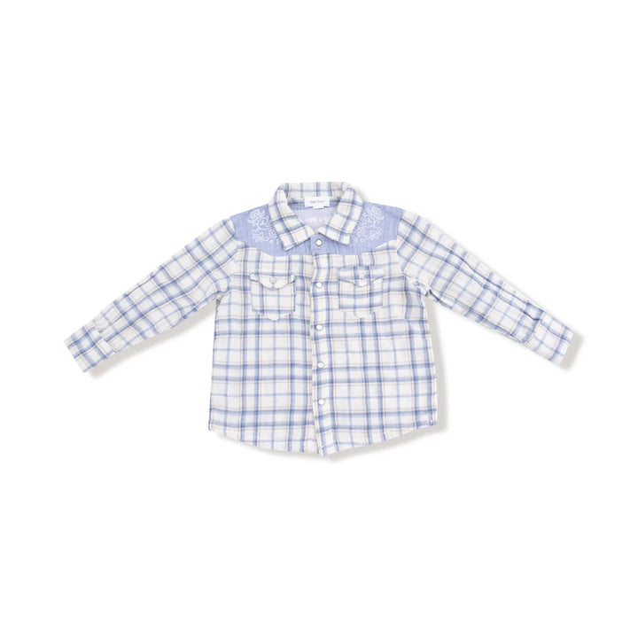 Country Boy Howdy Pearl Button Shirt