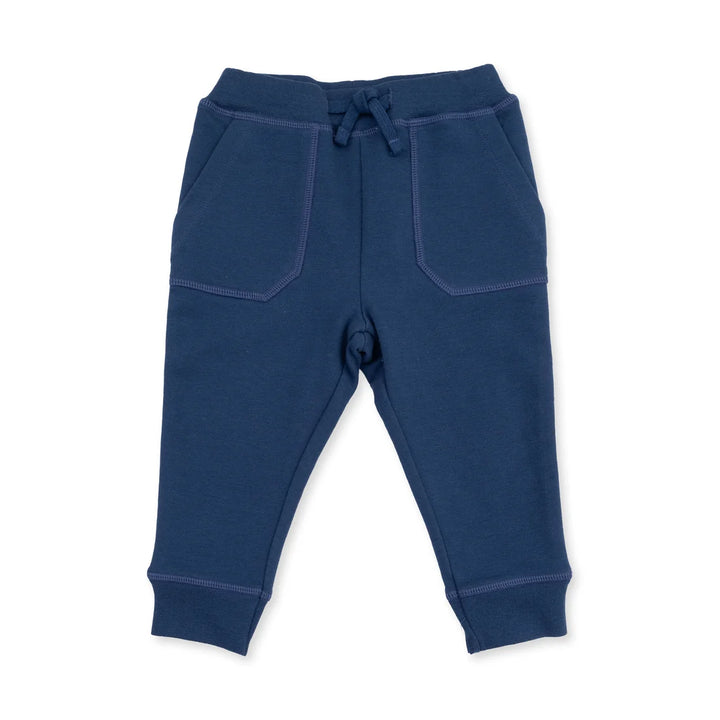 Solid Insignia Blue Jogger Pant