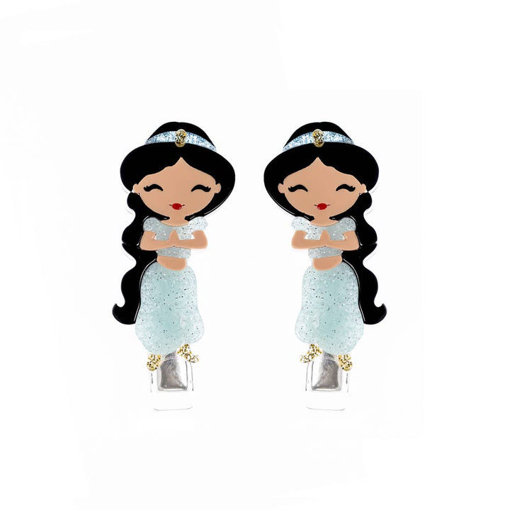 LR Cute Doll Black Hair Alligator Clip