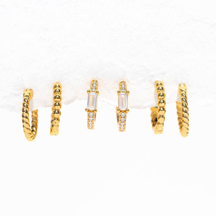 Girls Crew California Dreamin' Hoop Set: Gold