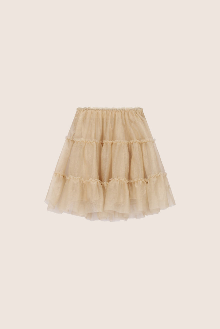 Le Chic Trea Shimmering Tulle Skirt - Hearts of Gold - product view 1