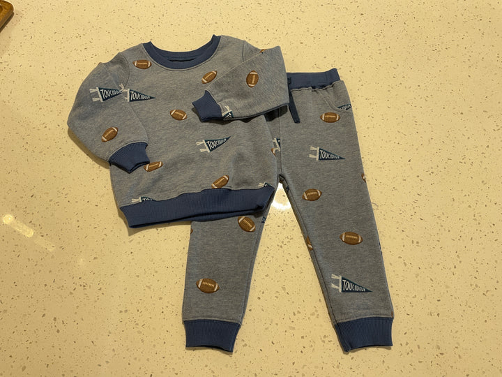 Football Game Day Boy 2PC Set