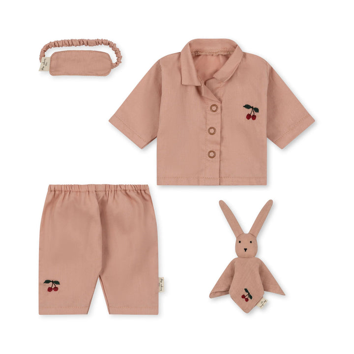Cherry Vintage Style Doll PJ Set