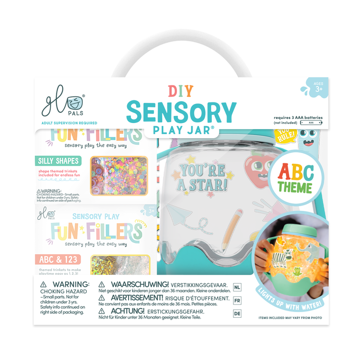 Blue ABC Glo Pals Jar Set