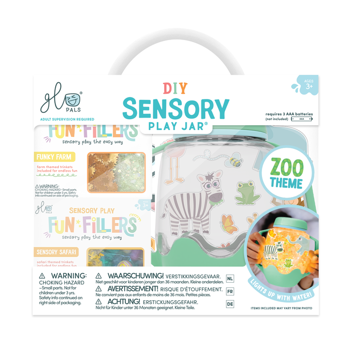 Green Zoo Glo Pals Jar Set