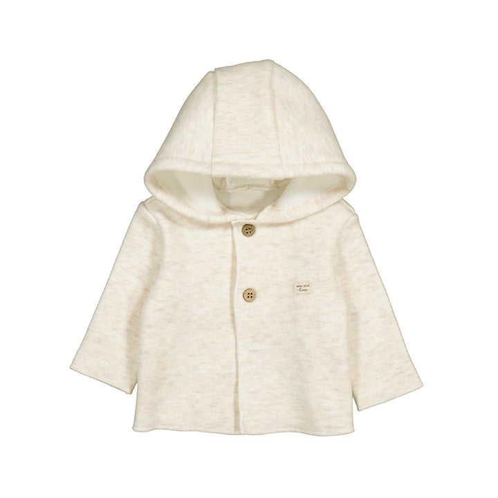 Cream Unisex Baby Hooded Jacket