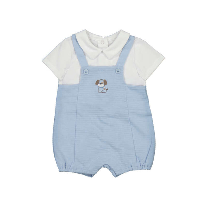 Mayoral Blue Dog Romper 1605