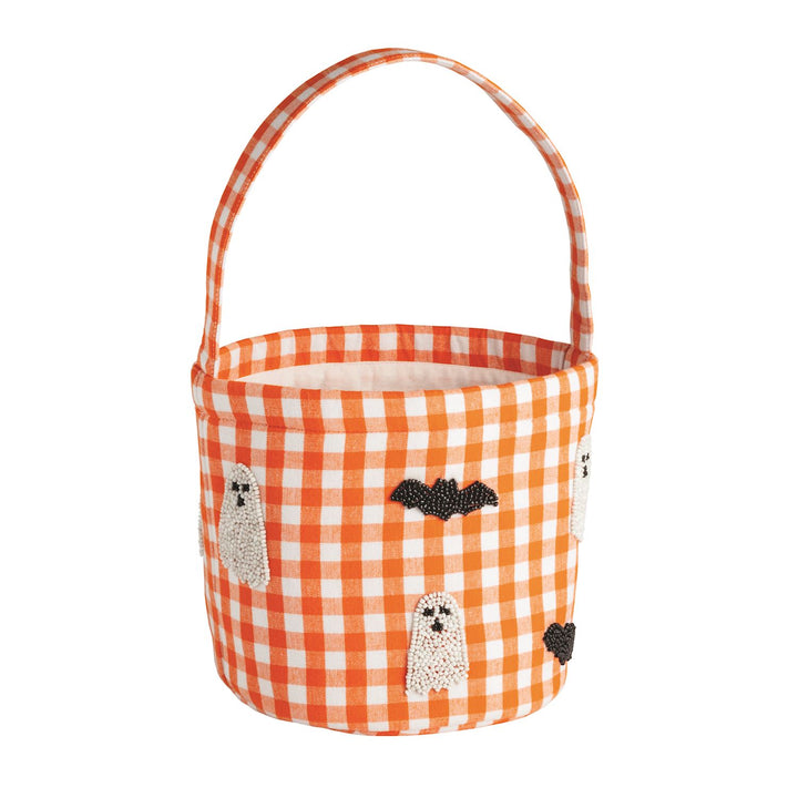 Ghost Beaded Basket