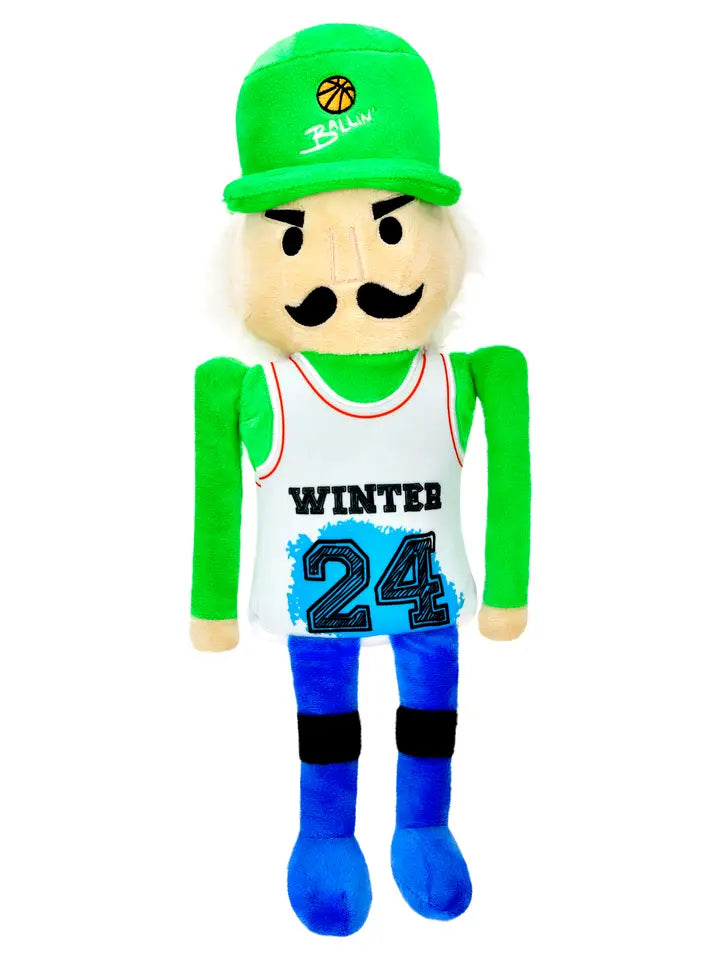 Corey Paige Ballin Basketball Hoops Plush Nutcracker