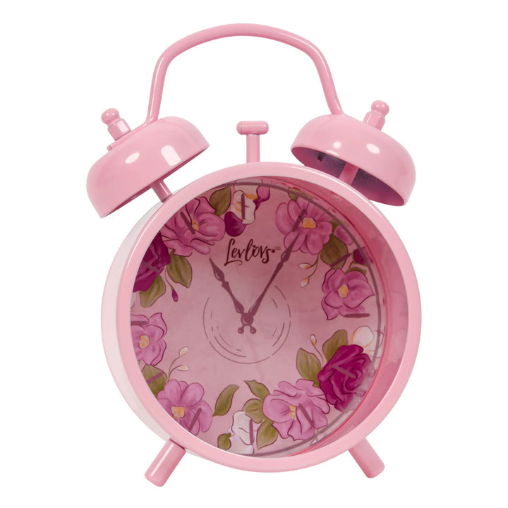 LEVLOVS Mouse Bell Alarm Clock Bed Pink