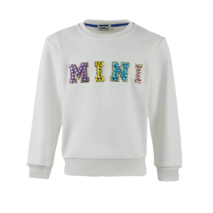 Mini Crystal Patch Sweatshirt