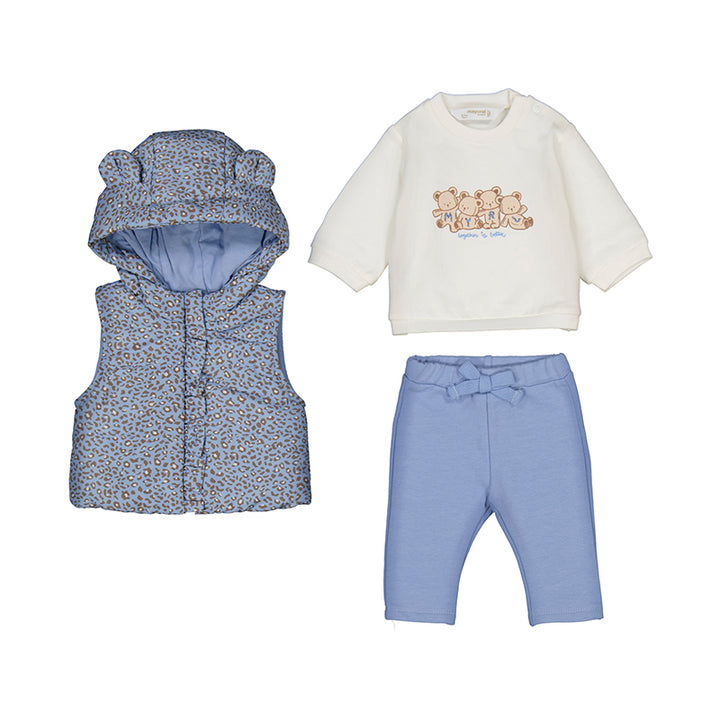 Teddy Bear Tracksuit with Vest